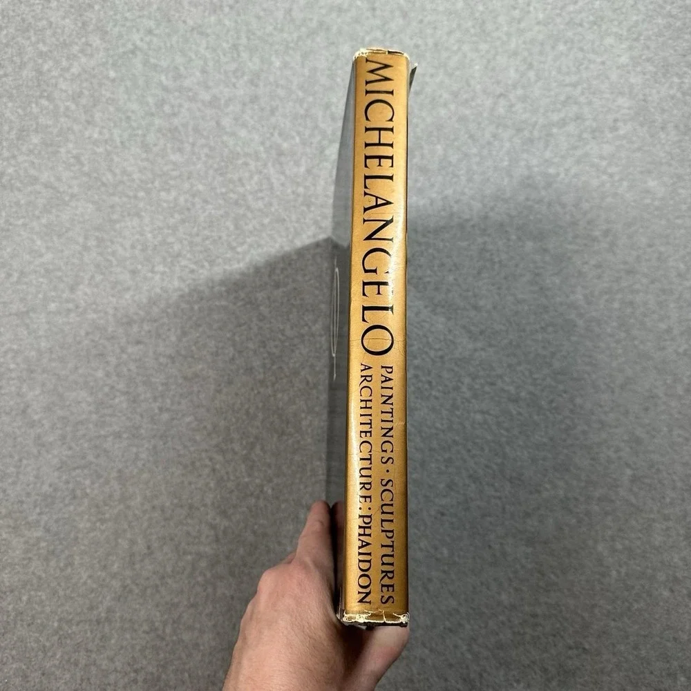 Michelangelo Complete Edition Book Goldscheider Phaidon Vintage Art HC DJ‎
